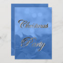 Recherche de blue noël invitations Argent