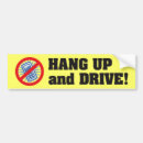 Search for hang up and drive bumper stickers Automobile