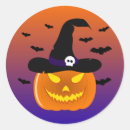 Search for witch face stickers Happy halloween