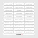 Search for large name stickers Minimalist