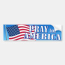 Search for pray bumper stickers America