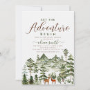 Search for the adventure begins invitations Woodland