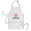 Search for 40th birthday party aprons Forty