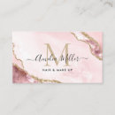 Recherche de cheveux cartes visite Rose pâle