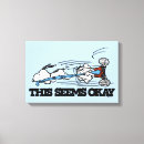 Search for peanuts canvas prints Linus