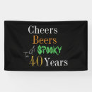 Search for halloween birthday banners Spooky october birthday