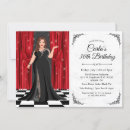 Search for black tie birthday invitations Watercolor