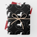 Search for wiener dog christmas wrapping paper Pattern