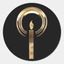 Search for black candle stickers Minimalistic