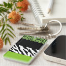 Search for green leopard keychains Zebra stripes