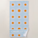 Search for orange beach towels Girly