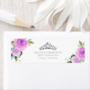 Search for silver foil return address labels Purple