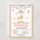 Search for carousel party invitations Fairground