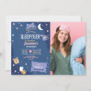 Recherche de sleepover anniversaire invitations Dormir sur la fête