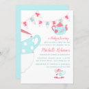 Search for tea party baby girl shower invitations Chic