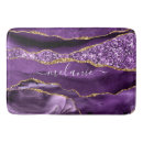 Search for purple glitter bath mats Agate