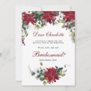 Search for christmas bridal party proposal cards Winter