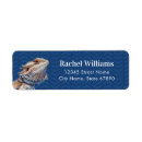 Search for lizard return address labels Blue