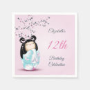 Recherche de kokeshi serviettes Anniversaire