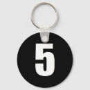 Search for number 5 keychains Five