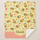 Search for bee pattern blankets Honeycomb