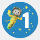 Search for space cat stickers Cartoon