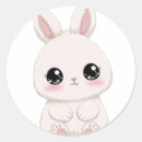 Search for easter cartoon stickers Cute bunny