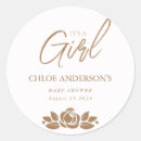 Search for its a girl floral stickers Elegant