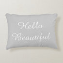 Search for hello beautiful pillows White