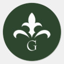 Search for elegant fleur de lis stickers Green