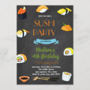 Search for sushi birthday invitations Asian