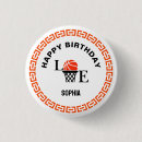 Search for basketball birthday buttons Cute