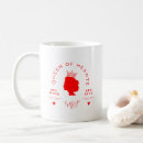Recherche de reine rouge tasses Reine des coeurs