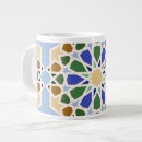 Search for decorative moroccan mugs Blue