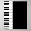 Search for black white music notes posters Piano