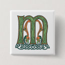 Search for monogrammed square buttons Letter