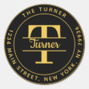 Search for create your own monogram stickers Return address