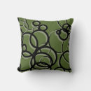 Search for green circle pillows Black