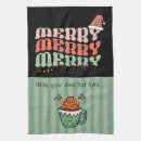 Search for retro christmas tea towels Green