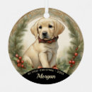 Search for labrador christmas decor Puppy's first christmas