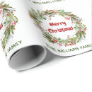 Search for wreath wrapping paper Initial