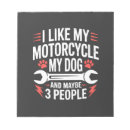 Recherche de moto blocsnotes Animal