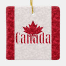 Search for canada flag ornaments Red