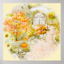 Recherche de banc de jardin posters Automne
