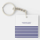 Search for blue stripe keychains Blue and white stripes