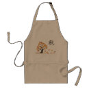 Search for autumn leaf design aprons Illustration