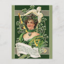 Recherche de poème irlandais cartes postales Shamrocks
