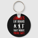 Search for zombie humour keychains Halloween