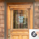 Search for square window decals Promotional