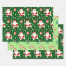 Search for hockey wrapping paper Santa claus